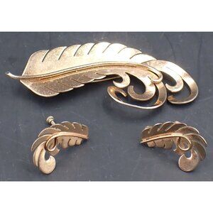 Vintage Demi Parure Brooch Earrings Sterling Silver Ernest Steiner